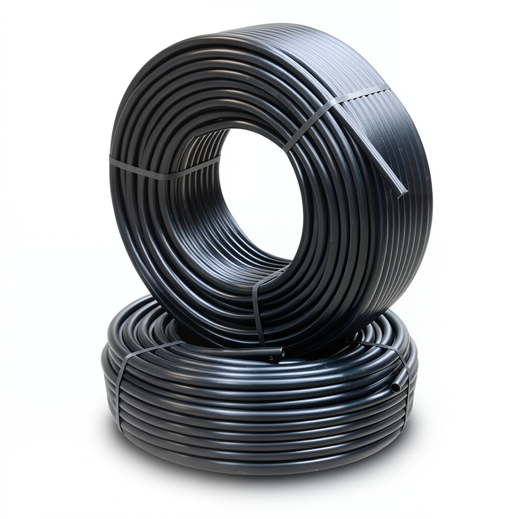 أنابيب HDPE الراجحي PE 80 ضغط 8 بار قطر خارجي 32 مم سمك 2 مم لون أسود