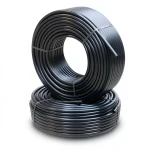 أنابيب HDPE الراجحي PE 80 ضغط 8 بار قطر خارجي 32 مم سمك 2 مم لون أسود