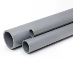 UPVC Pipes Pressure 10 Bar Outside Diameter 500 mm Thickness 23.9 mm Gray