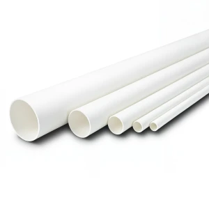 مواسير UPVC الوطني جدول 40 مقاس ½ إنش سمك 2.77 مم لون أبيض