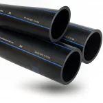SPS HDPE Pipe PE 100 Pressure 16 Bar Outside Diameter 40 mm Thickness 3.7 mm Black Color