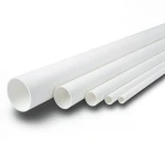 مواسير UPVC ¾ إنش جدول 40 سمك 2.87 مم لون أبيض
