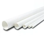 مواسير UPVC الوطني جدول 40 مقاس 1 إنش سمك 3.38 مم لون أبيض
