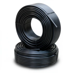 Al-Rajhi HDPE Pipes PE 63 Pressure 6 Bar Outside Diameter 50 mm Thickness 2.9 mm Black