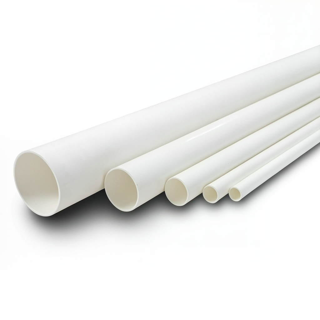UPVC Pipes National Nominal Pressure 40 Size ½ 2 Inch Thickness 5.16 mm Weight 1.57 kg/m White Colour