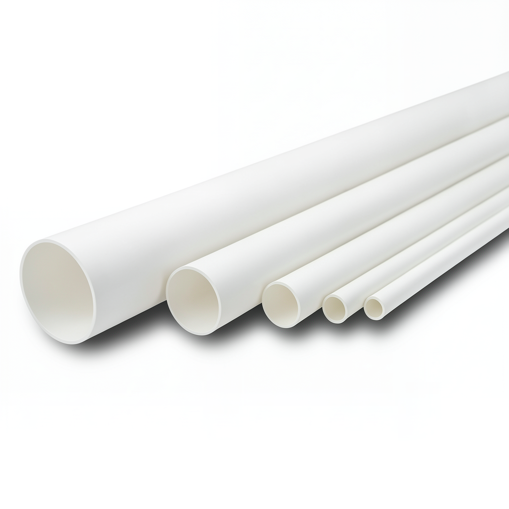 مواسير UPVC الوطني جدول 40 مقاس 3 إنش سمك 5.49 مم لون أبيض