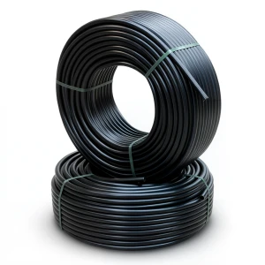 أنابيب HDPE PE 63 ضغط 6 بار قطر خارجي 75 مم سمك 4.3 مم لون أسود
