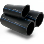 SPS HDPE Pipes HDPE Pipes PE 100 Pressure 16 Bar Outside Diameter 50 mm Thickness 4.6. mm Color Black