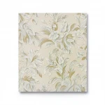 Leaf-patterned Design, Wall Cover, Beige Color, Size 10m×1.06m, Model Z46045 