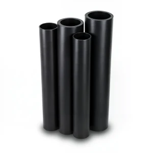 مواسير HDPE PE 63 ضغط 6 بار قطر خارجي 160 مم سمك 9.1 مم لون أسود
