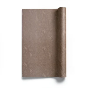Patterned Wallpaper Brown Color Size 10m×1.06m Model 83102