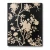  Floral Wall Decoration, Black with Beige Color, Size 10m×0.70m, Model 12002