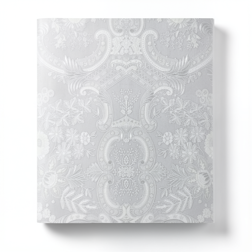 Classic Wallpaper Light Gray, 10m x 1.06m, Model 5811