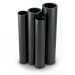 HDPE Pipes PE 63 Pressure 6 Bar 225 mm Diameter 12.8 mm Thickness Black