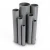 UPVC Pipes Modern Technology Nominal Pressure 2.5 Bar Outside Diameter 110 mm Thickness 1.8 mm Gray Colour