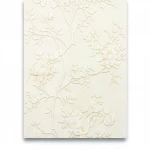 Floral WallPaper, Cream Color, Size 10m×0.70m, Model 12005