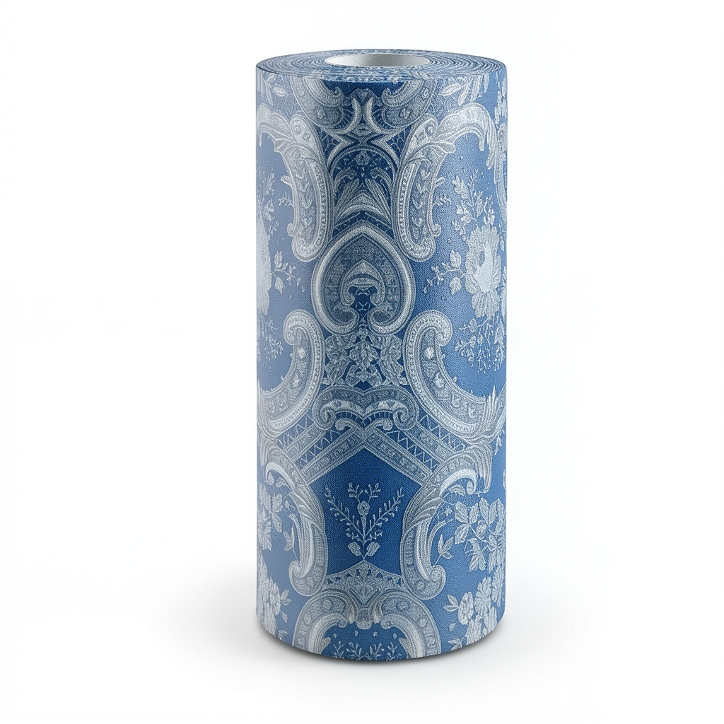Italian Classic Wallpaper 10m×1.06m Blue, Model 5815