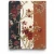 Floral Italian Paper Beige with Red and Black Color, Size 10m×0.70m, Model 12016