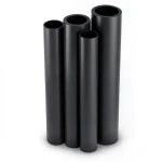 مواسير HDPE PE 63 ضغط 6 بار قطر 400 مم سمك 22.7 مم لون أسود