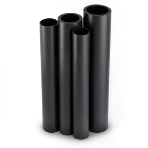 مواسير HDPE PE 63 ضغط 6 بار قطر 400 مم سمك 22.7 مم لون أسود