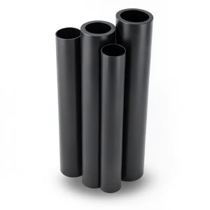 Al-Rajhi HDPE Pipes PE 63 Pressure 6 Bar Diameter 450 mm Thickness 25.5 mm Black