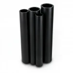 مواسير HDPE الراجحي  PE 80 ضغط 6 بار قطر خارجي 200 مم سمك 9.1 مم لون اسود
