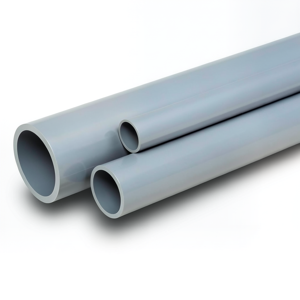 UPVC Pipes Nominal Pressure 10 Bar Outside Diameter 355 mm Thickness 16.9 mm Gray