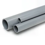 مواسير UPVC ضغط 4 بار قطر خارجي 450 مم سمك 8.9 مم لون رمادي