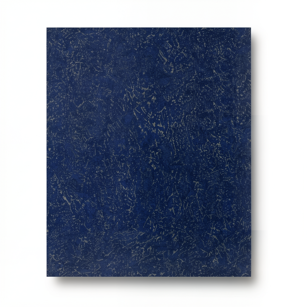 Italian Wall Decoration Navy Blue Color, 10m x 1.06m, Model 85048