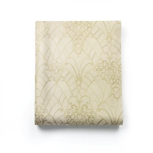 Italian Wallpaper 10m x 0.73m Beige, Model 26043