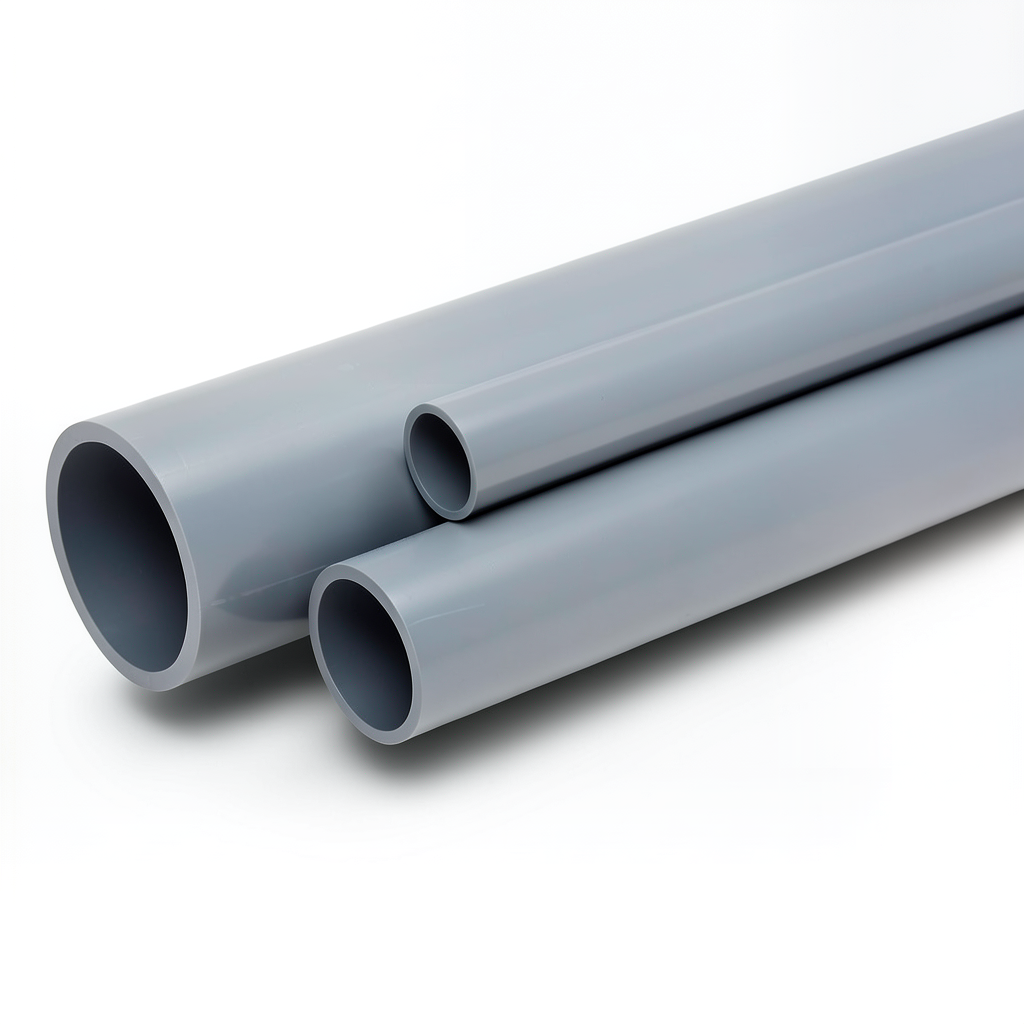 UPVC Pipes Nominal Pressure 4 Bar Outside Diameter 500 mm Thickness 9.8 mm Gray