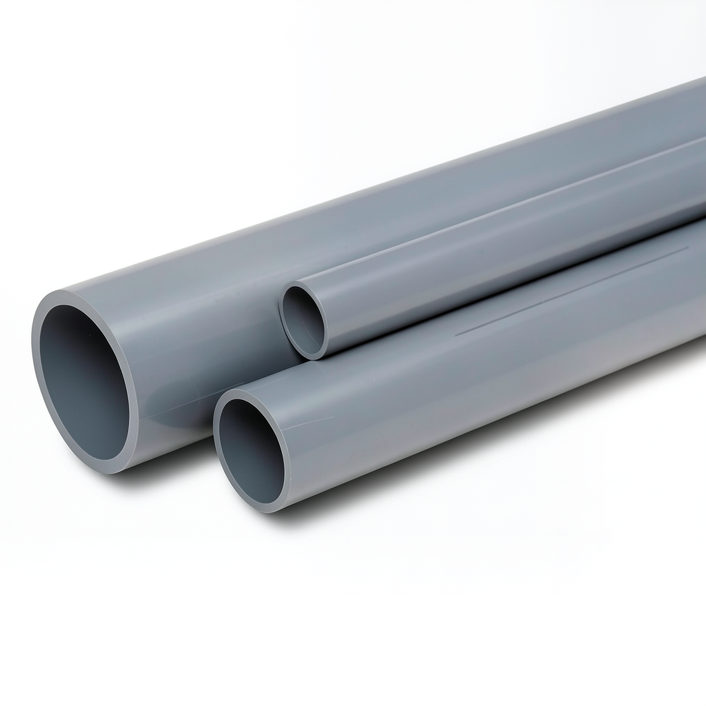 UPVC Pipes Nominal Pressure 2 Bar Outside Diameter 500 mm Thickness 4 mm Gray