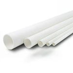 مواسير UPVC الوطني جدول 40 مقاس ½ إنش سمك 2.77 مم لون أبيض