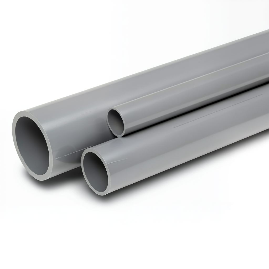 UPVC Pipes Pressure 6 Bar Outside Diameter 500 mm Thickness 14.6 mm Gray