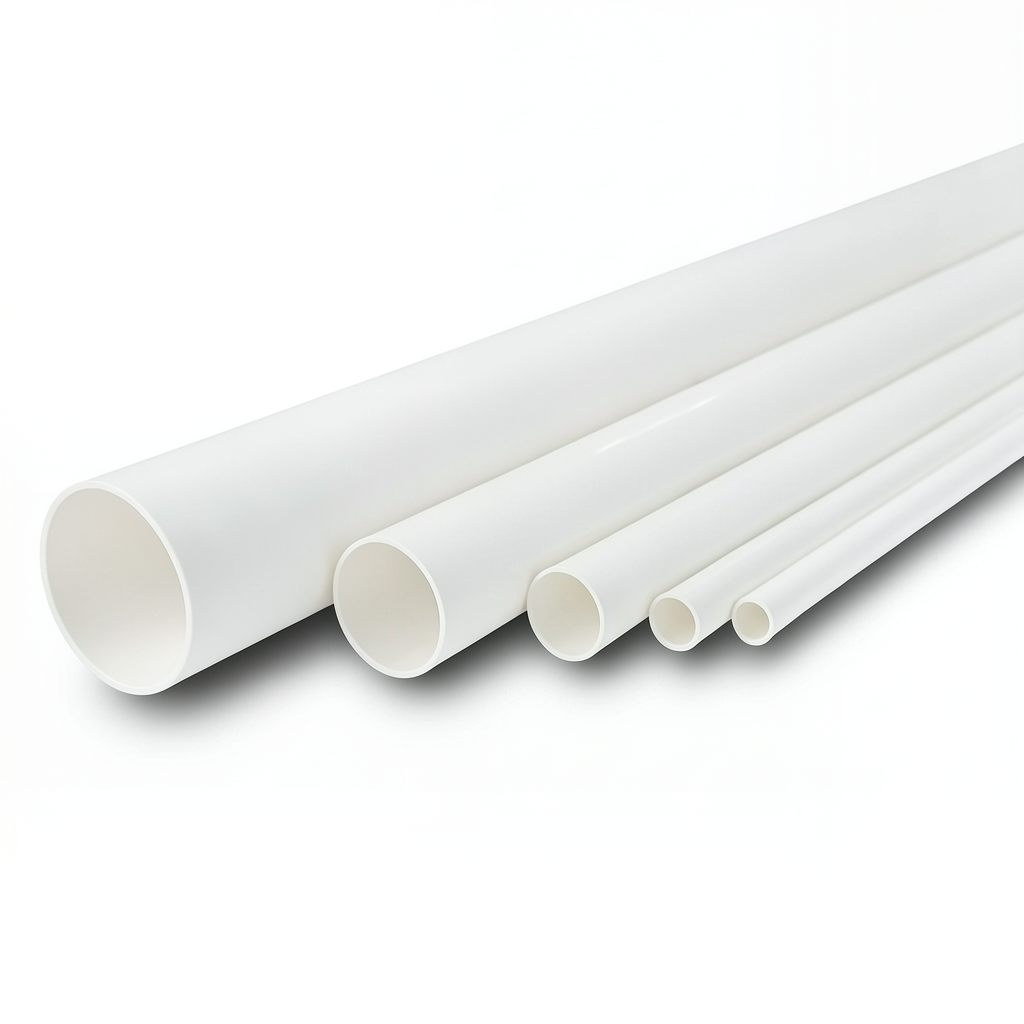 مواسير UPVC ¾ إنش جدول 40 سمك 2.87 مم لون أبيض