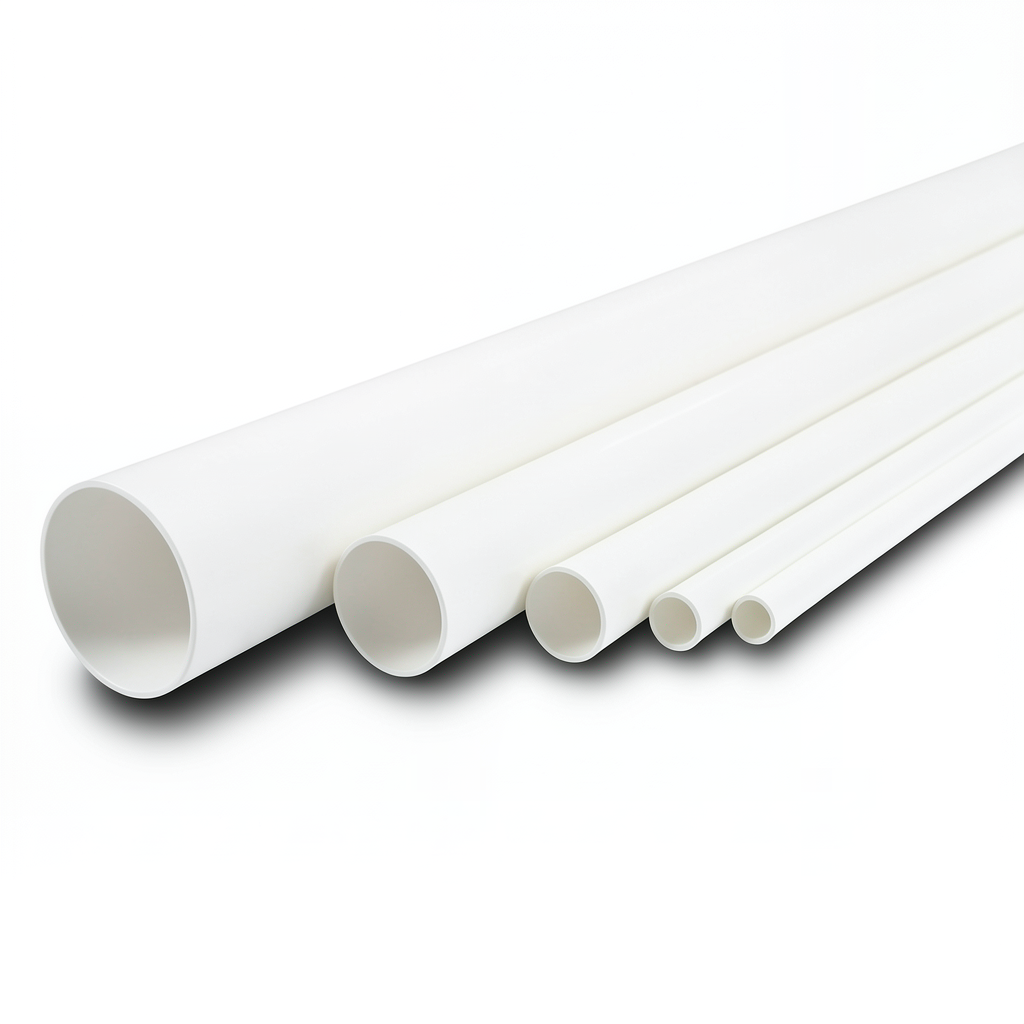 مواسير UPVC الوطني جدول 40 مقاس 1 إنش سمك 3.38 مم لون أبيض
