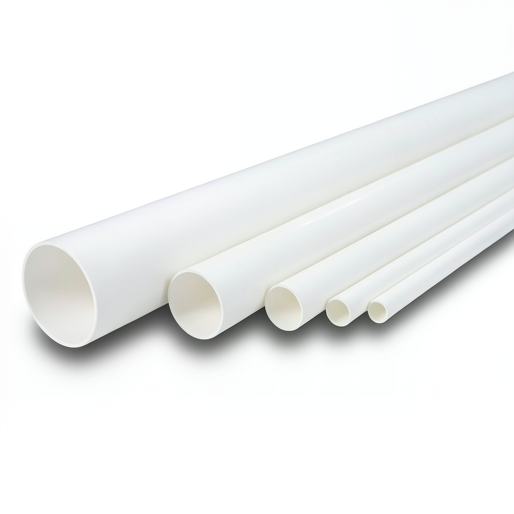 مواسير UPVC جدول 40 مقاس ¼ 1 إنش سمك 3.56 مم لون أبيض