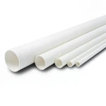 مواسير UPVC جدول 40 مقاس ½ 1 إنش سمك 3.68 مم لون أبيض