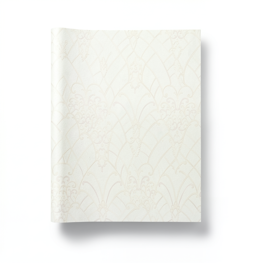 Italian Wall Covering Creamy Color, 10m Length, 0.73m Width