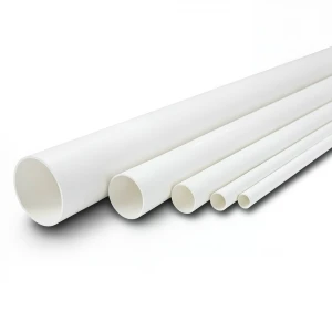 مواسير UPVC جدول 40 مقاس 2 إنش سمك 3.91 مم لون أبيض