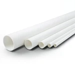 مواسير UPVC الوطني جدول 40 مقاس 1 إنش سمك 3.38 مم لون أبيض