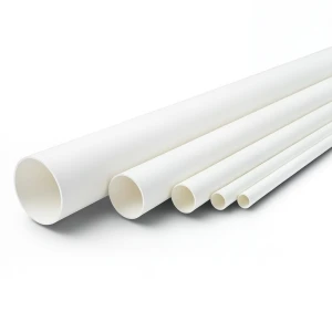 مواسير UPVC الوطني ضغط 40 مقاس ½ 2 إنش سمك 5.16 مم وزن 1.57 كجم/م أبيض