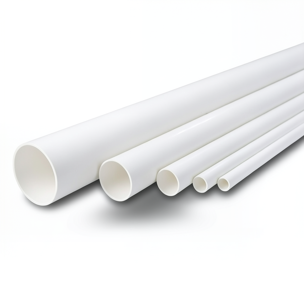 مواسير UPVC جدول 40 مقاس ¼ 1 إنش سمك 3.56 مم لون أبيض