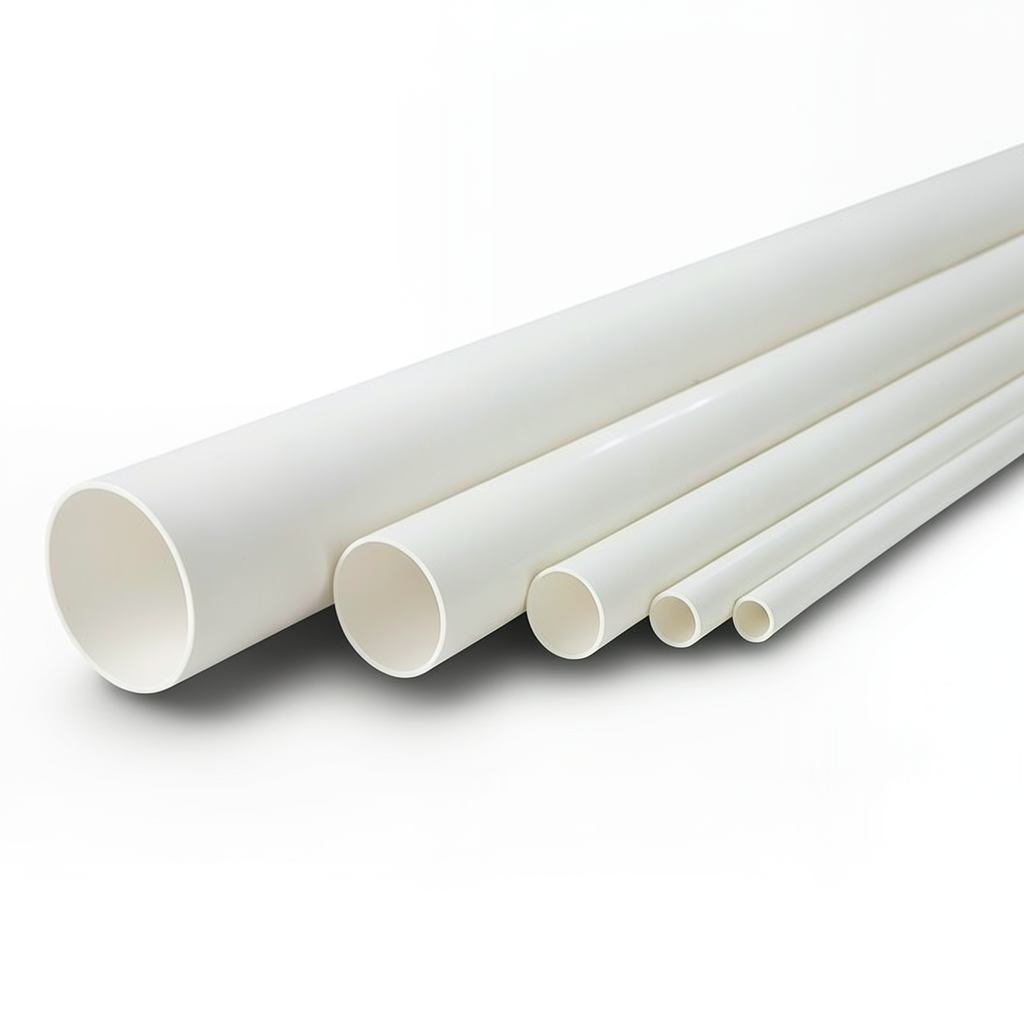 مواسير UPVC الوطني جدول 40 مقاس 3 إنش سمك 5.49 مم لون أبيض