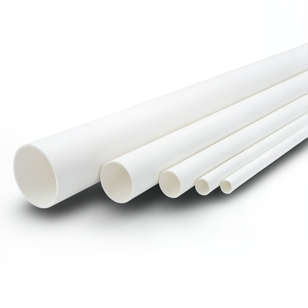 UPVC Pipes Schedule 40 Size 2 Inch Thickness 3.91 mm White