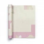 German wall Covering for youth and children, size 10 m x 0.53 m, beige with pink color, model 503463 