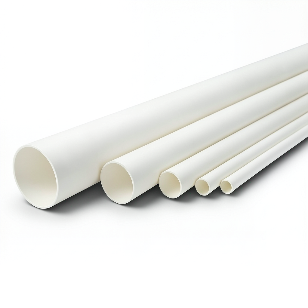 UPVC Pipes National Kham Schedule 40 Size 4 Inch Thickness 6.02 mm White