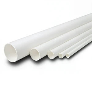 مواسير UPVC الوطني ضغط 40 مقاس ½ 2 إنش سمك 5.16 مم وزن 1.57 كجم/م أبيض