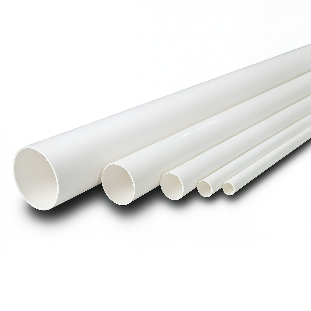 UPVC Pipes National Nominal Pressure 40 Size ½ 2 Inch Thickness 5.16 mm Weight 1.57 kg/m White Colour