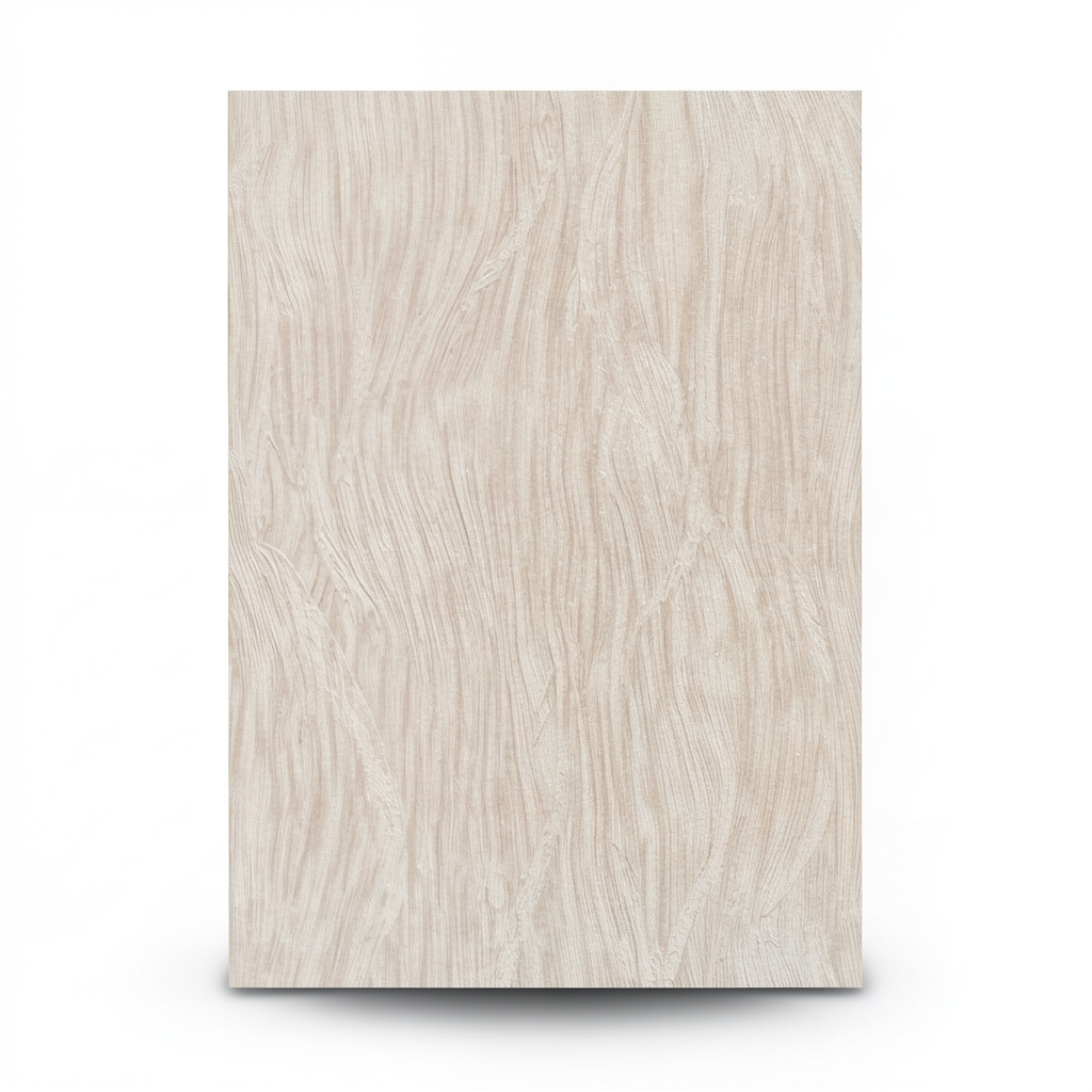 Italian Wallpaper Length 10m, Width 1.06m, Light Brown Color, Model 5518